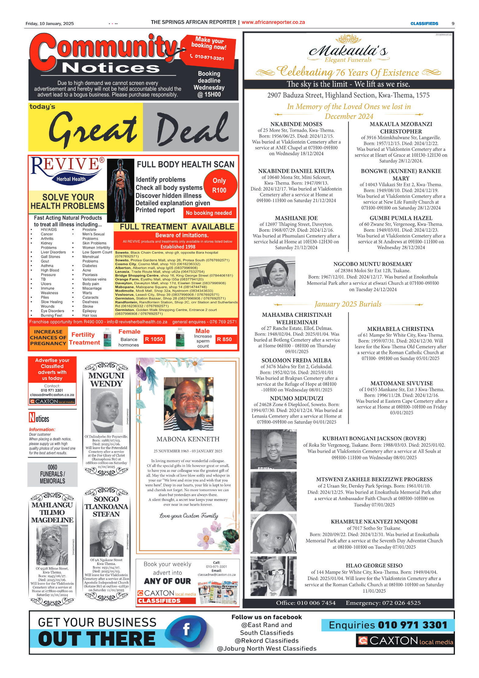 African Reporter 10 January 2025 page 9