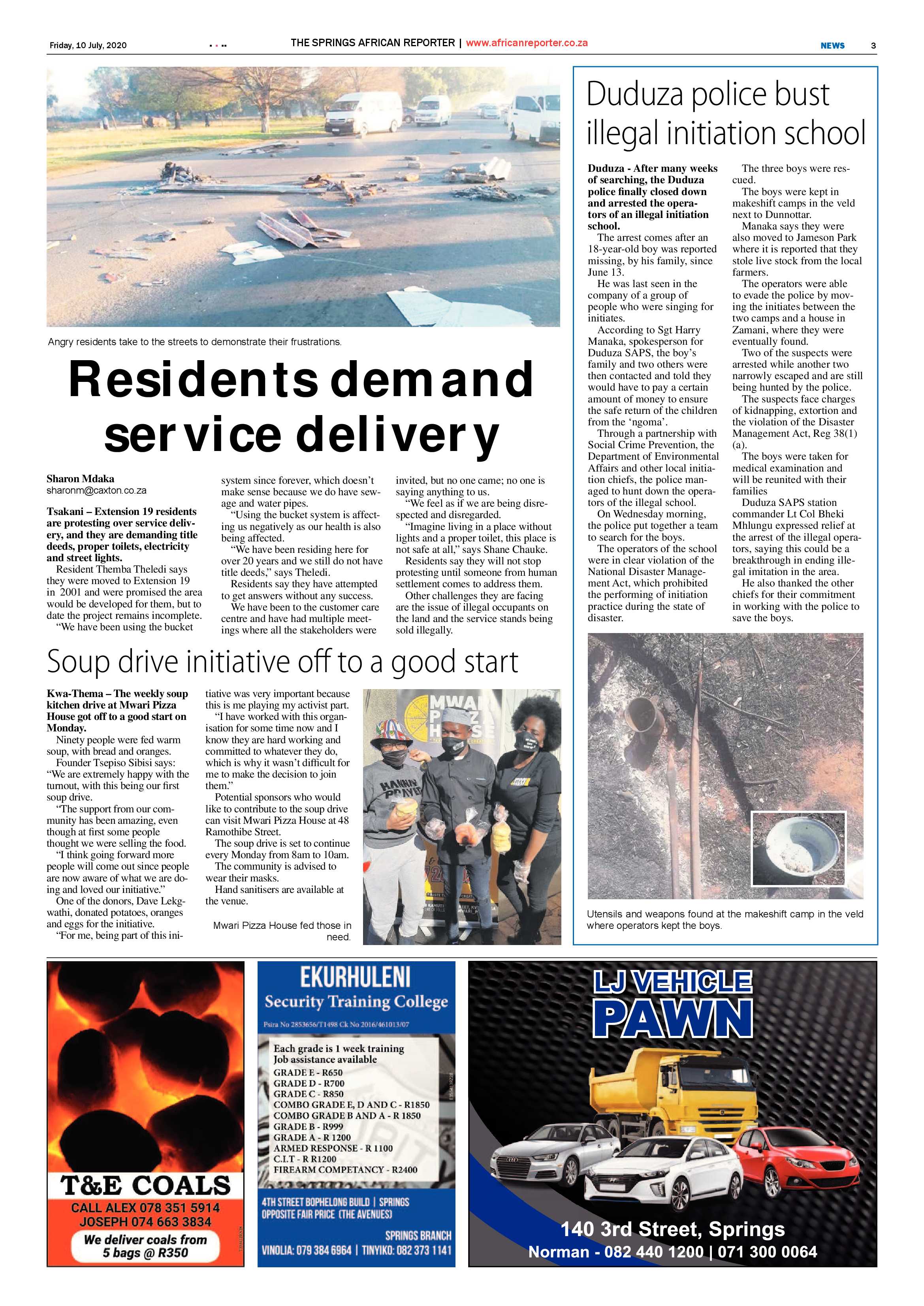 African Reporter 10 July 2020 page 3