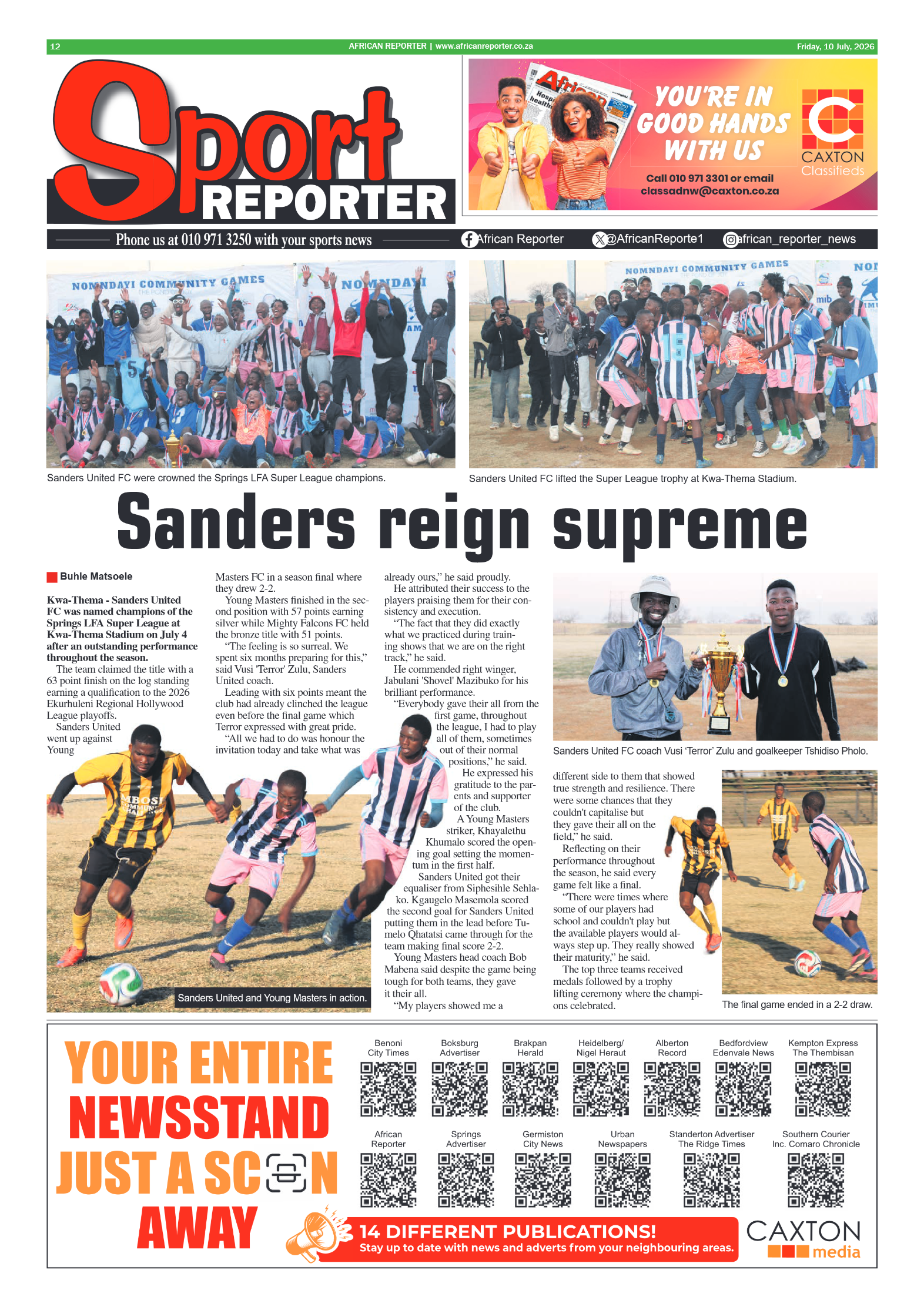 African Reporter 10 July 2026 page 12
