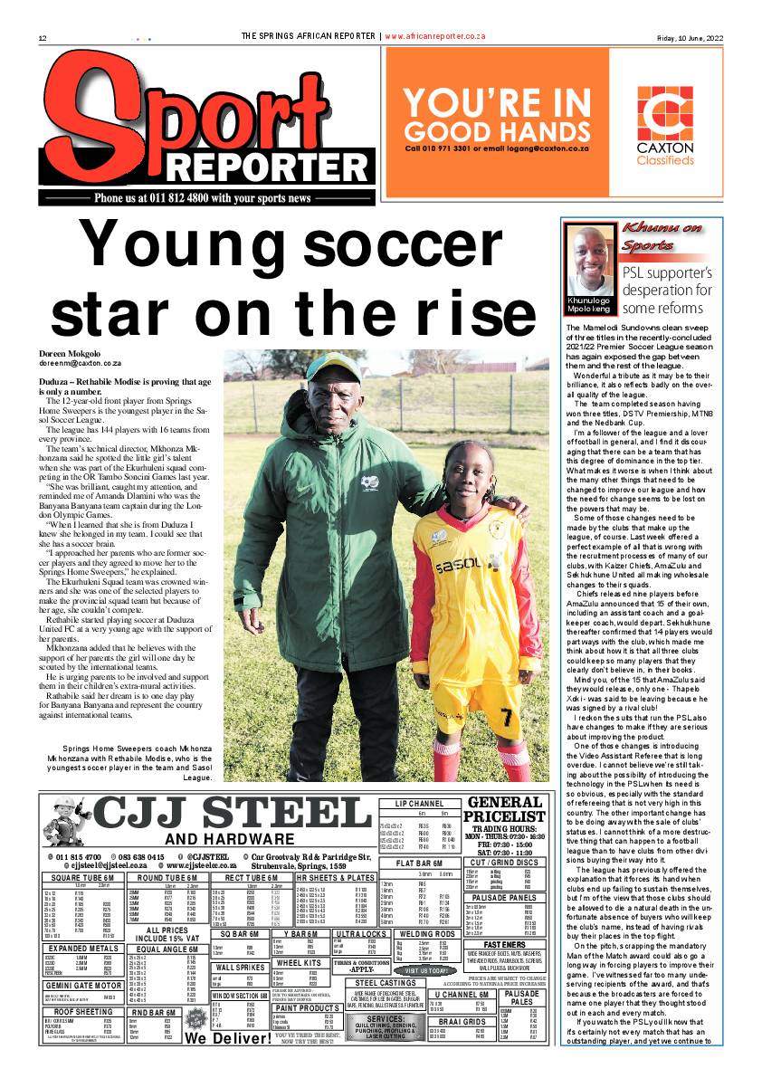 African Reporter 10 June 2022 page 12