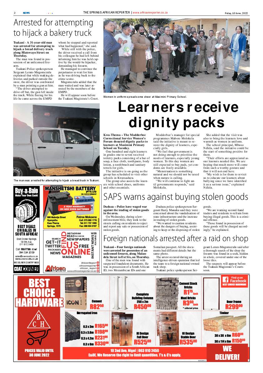 African Reporter 10 June 2022 page 2