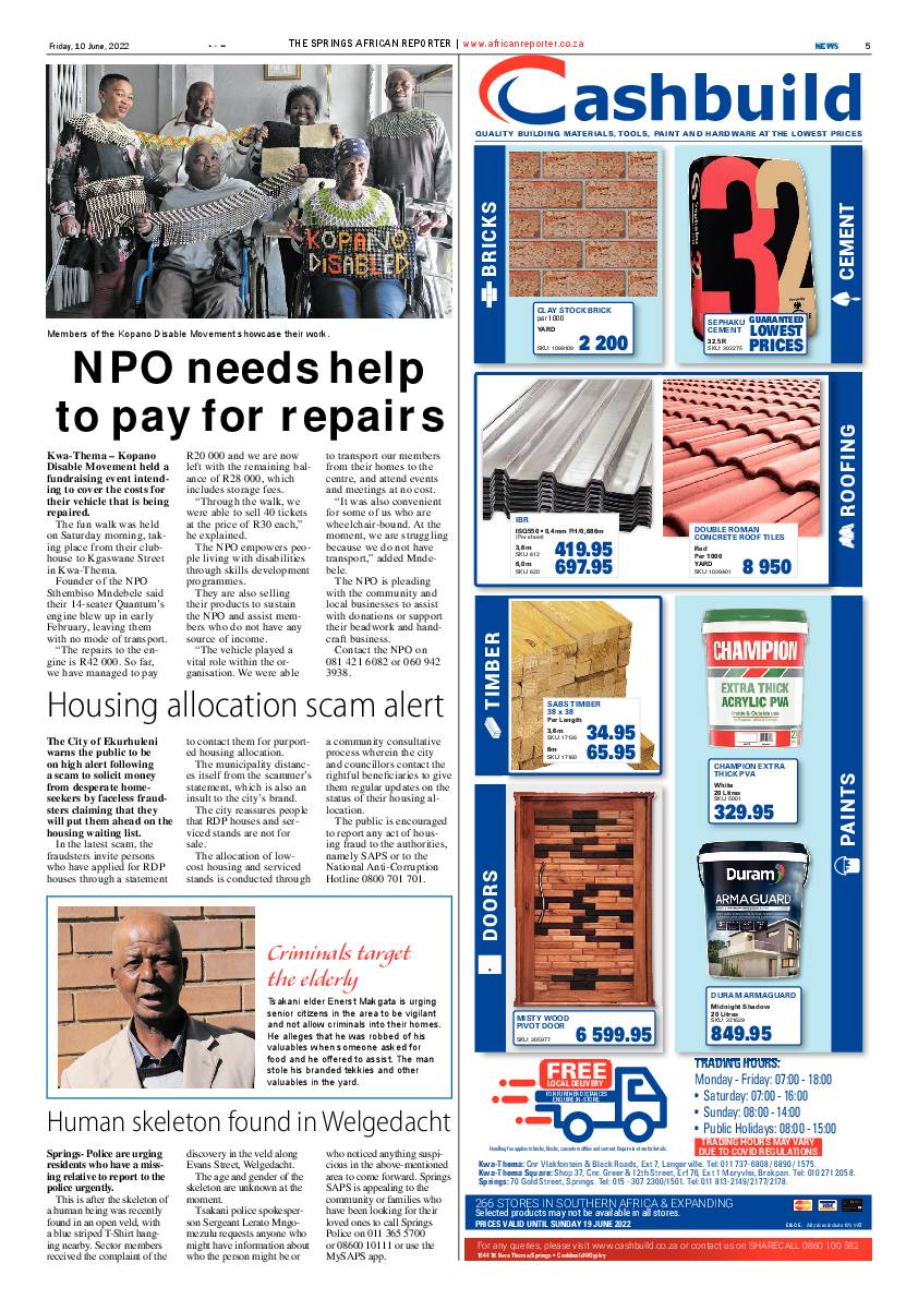 African Reporter 10 June 2022 page 5
