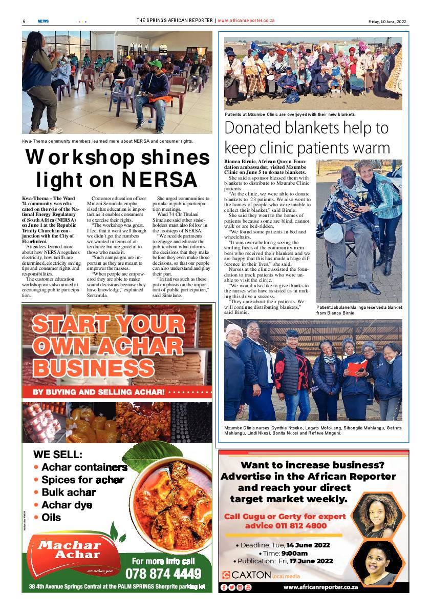 African Reporter 10 June 2022 page 6