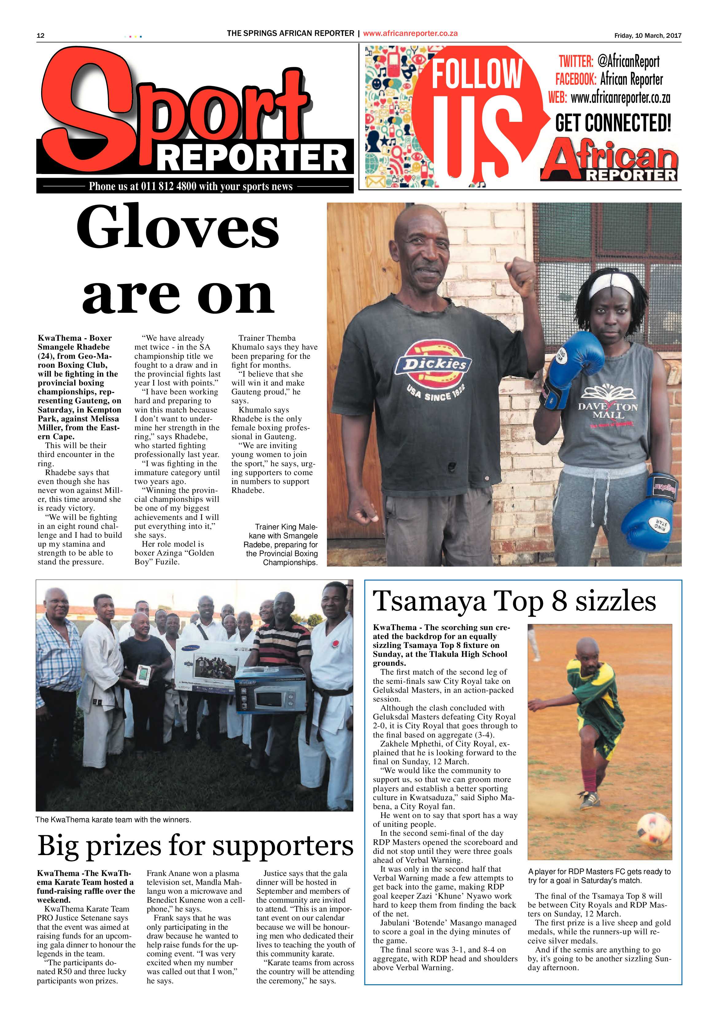 African Reporter 10 March 2017 page 12