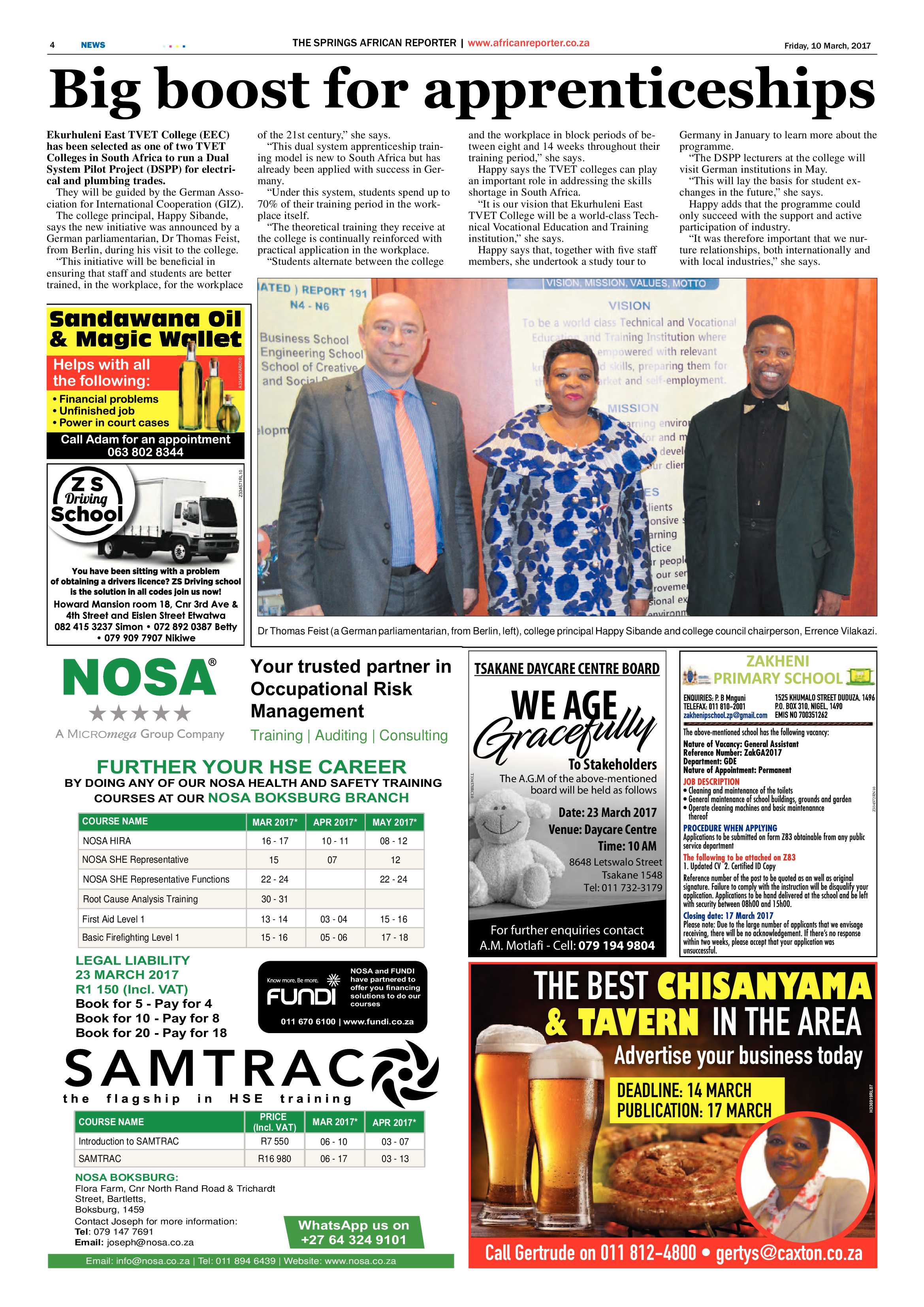 African Reporter 10 March 2017 page 4
