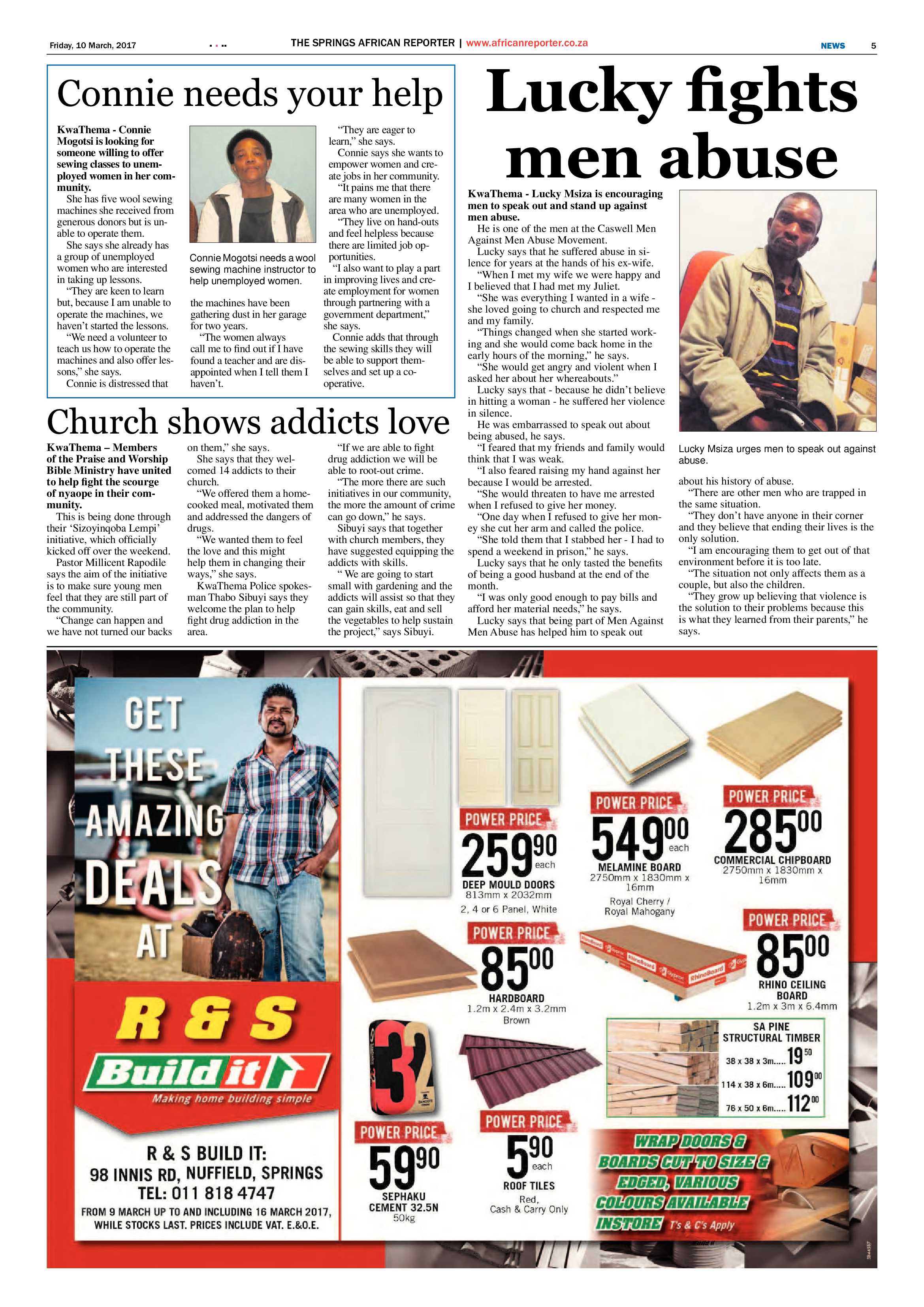African Reporter 10 March 2017 page 5