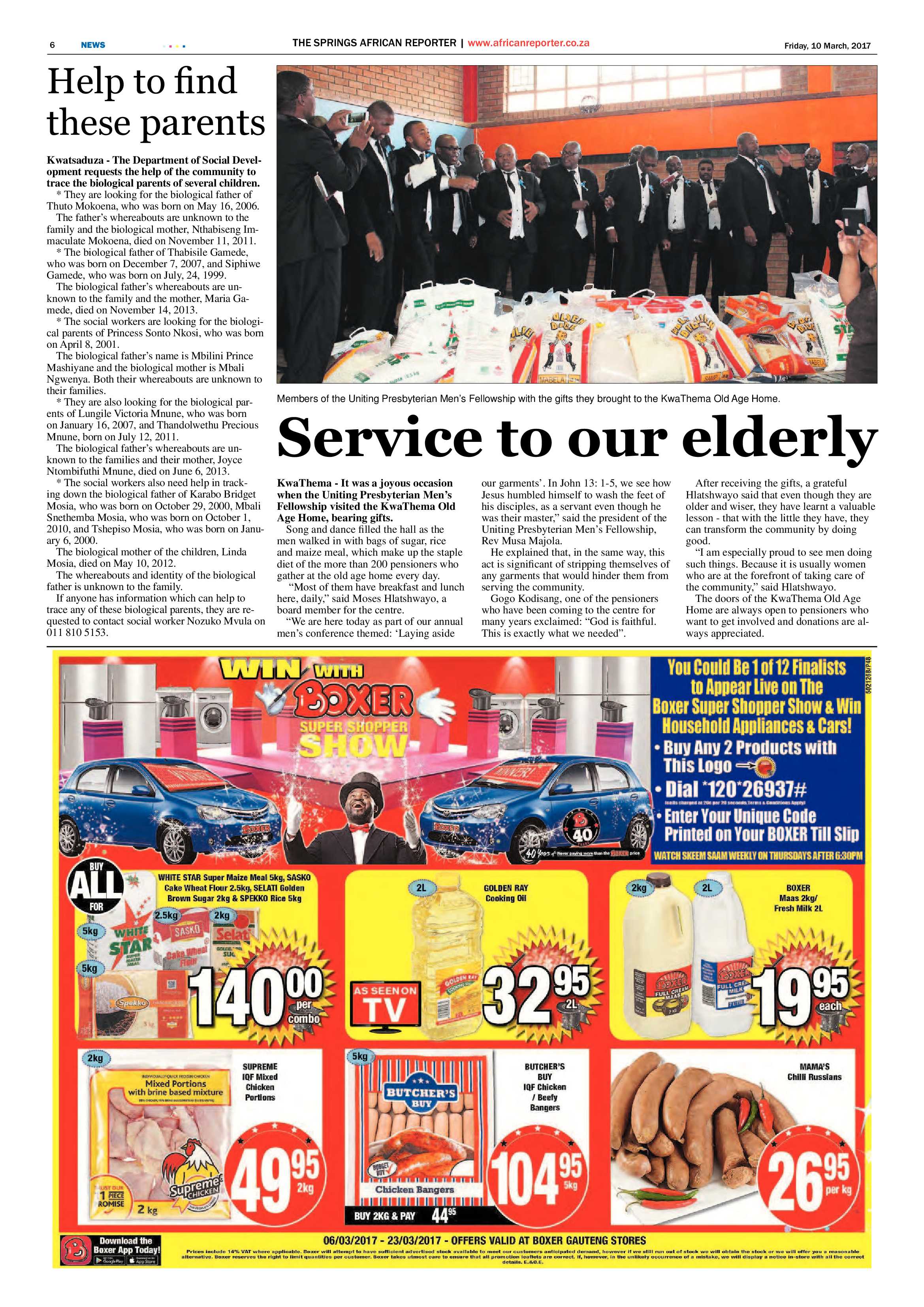 African Reporter 10 March 2017 page 6