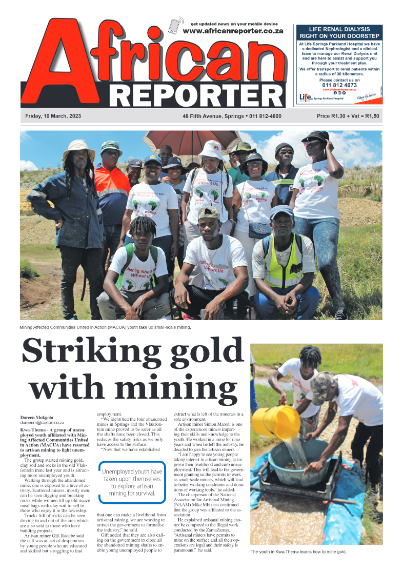 African Reporter 10 March 2023 page 1