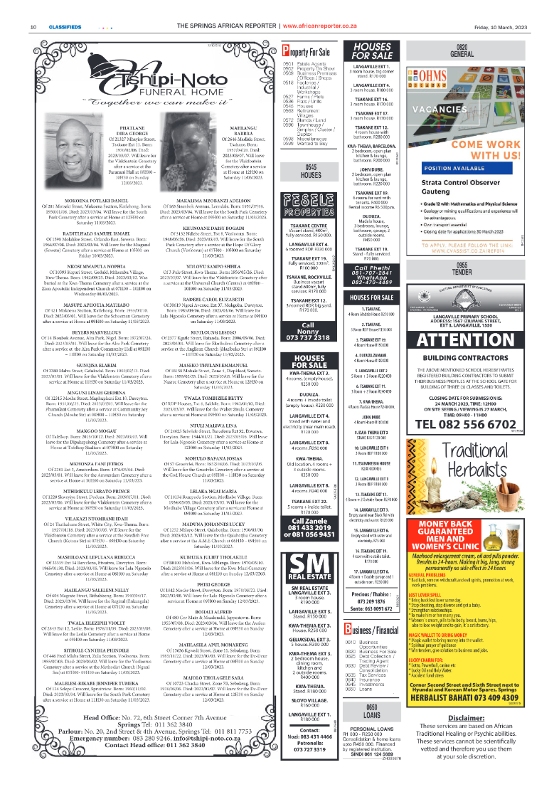 African Reporter 10 March 2023 page 10