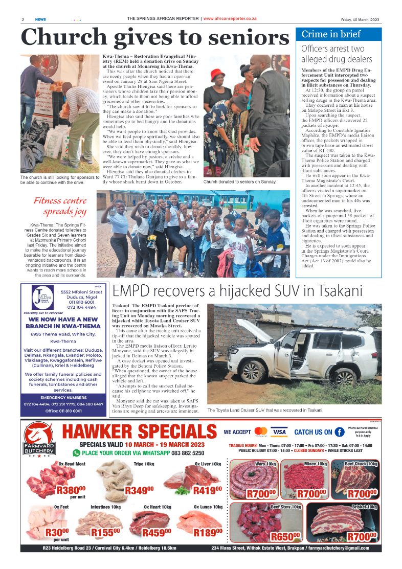 African Reporter 10 March 2023 page 2