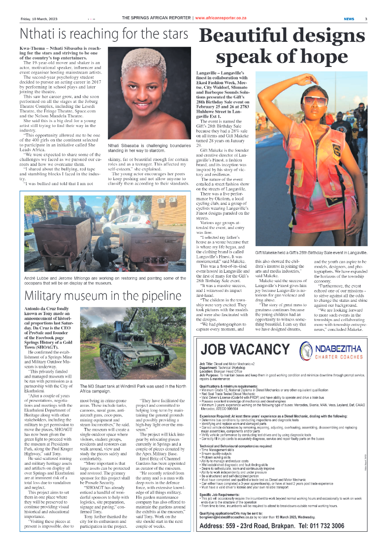 African Reporter 10 March 2023 page 3
