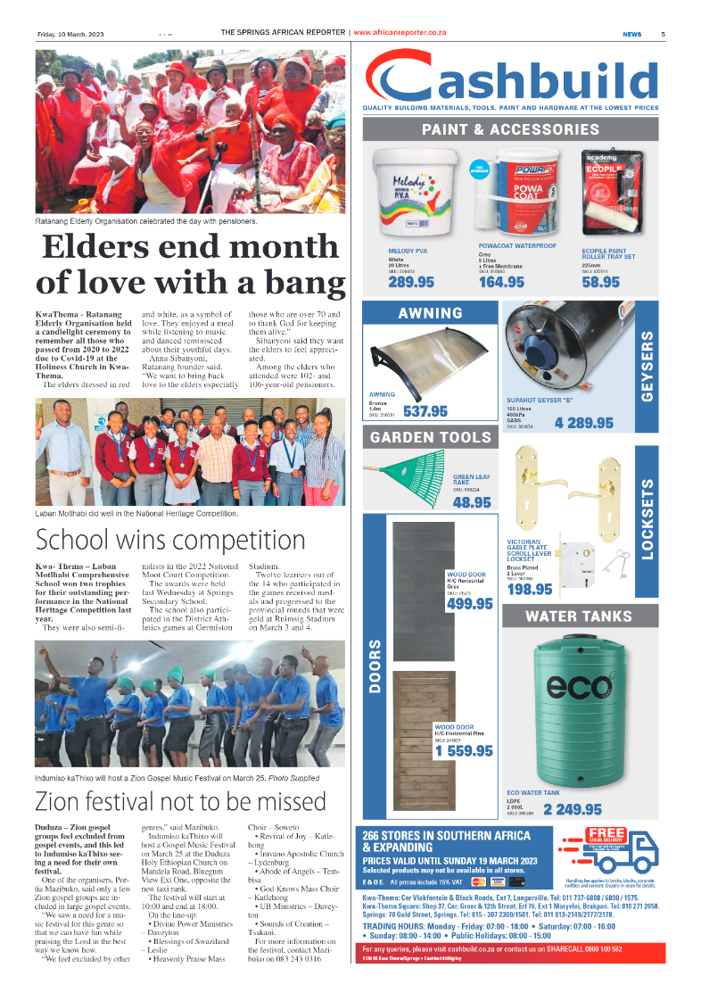 African Reporter 10 March 2023 page 5