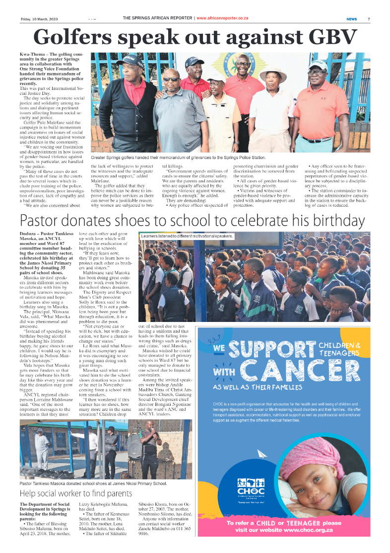 African Reporter 10 March 2023 page 7