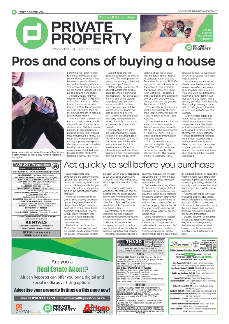 African Reporter 10 March 2023 page 8