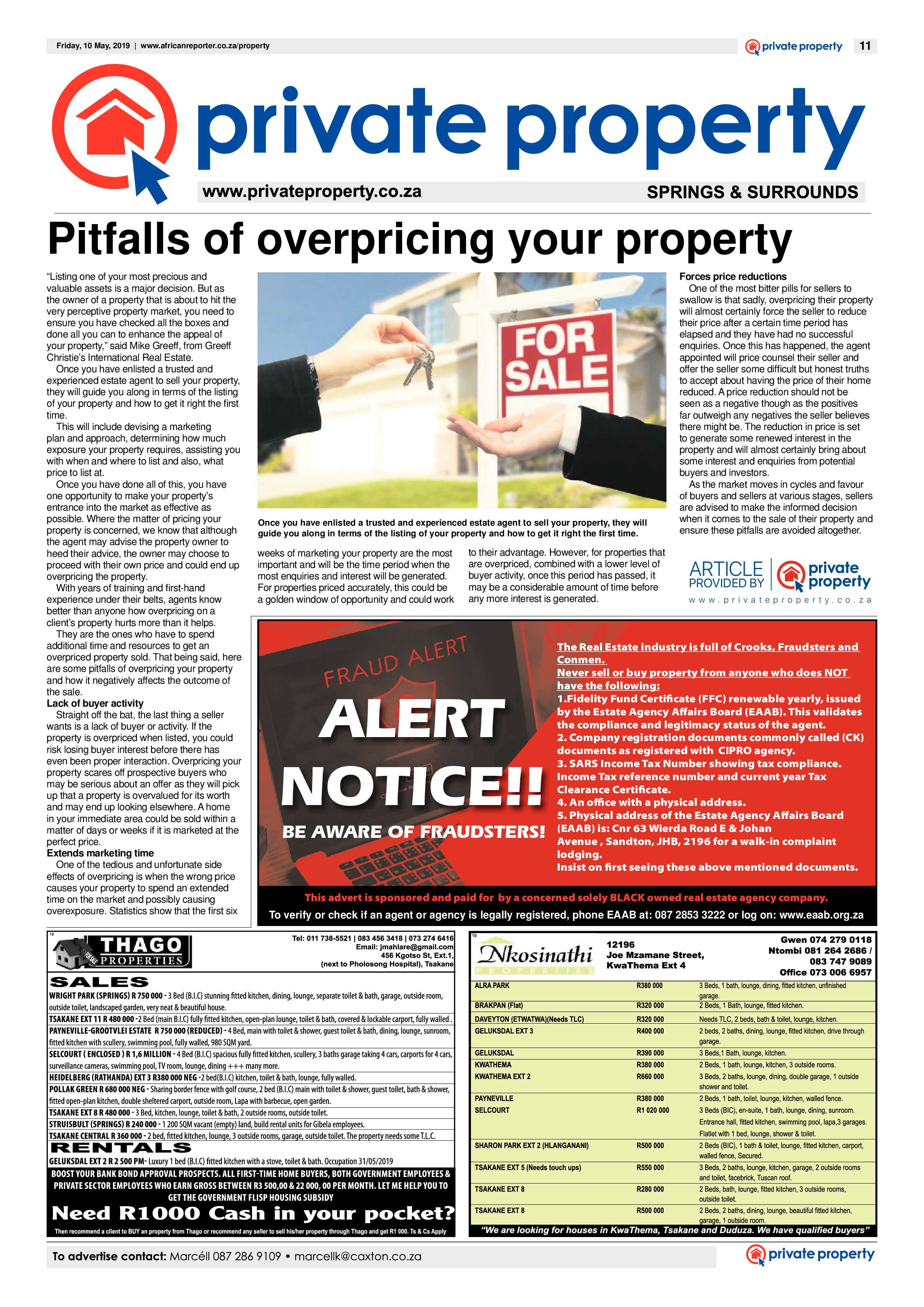 African Reporter 10 May 2019 page 11