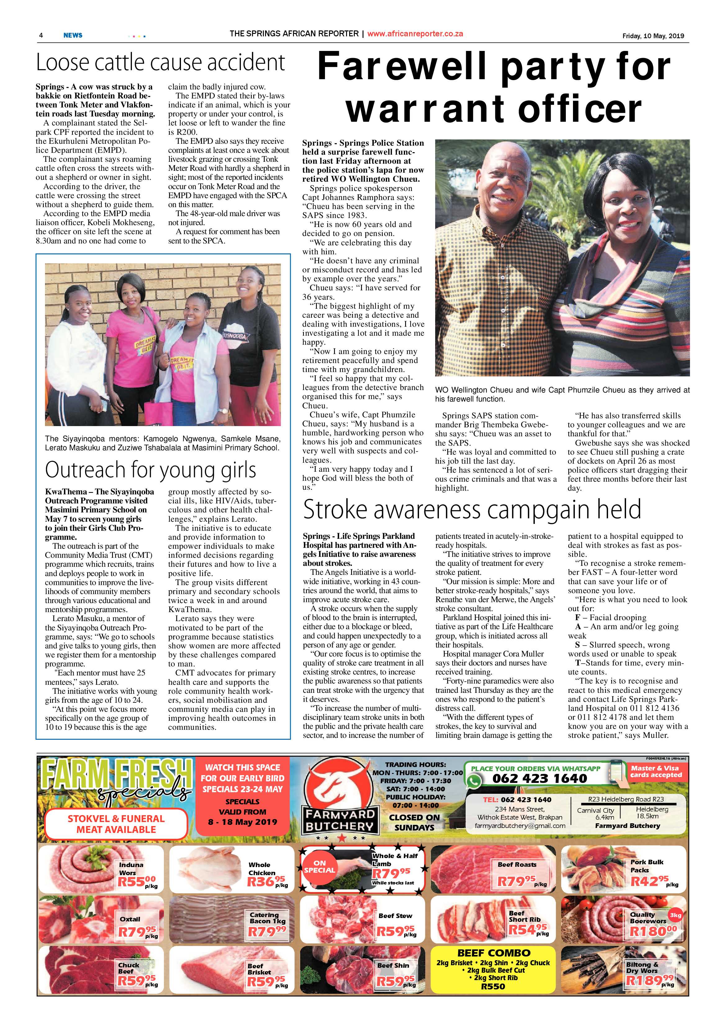 African Reporter 10 May 2019 page 4