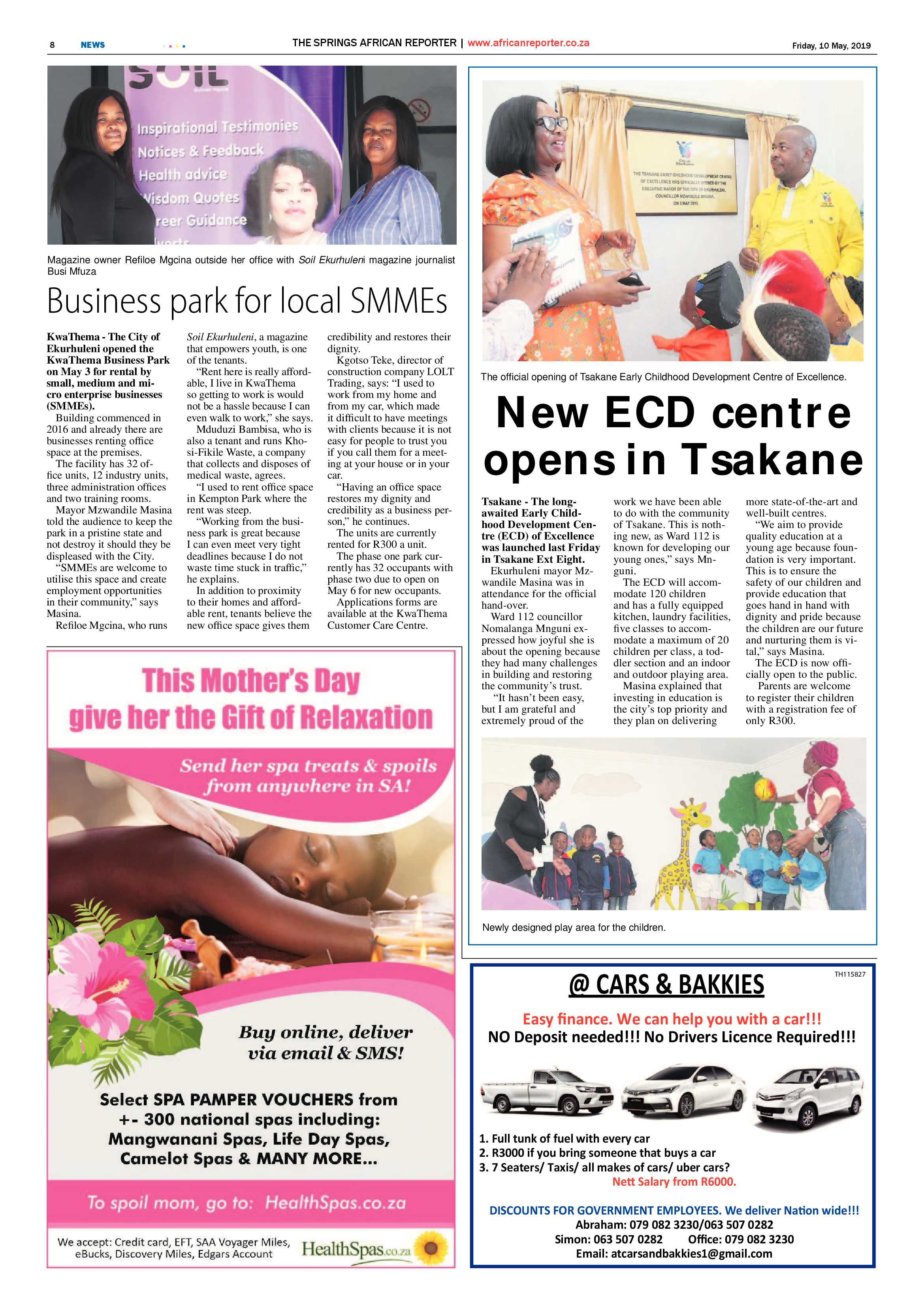 African Reporter 10 May 2019 page 8