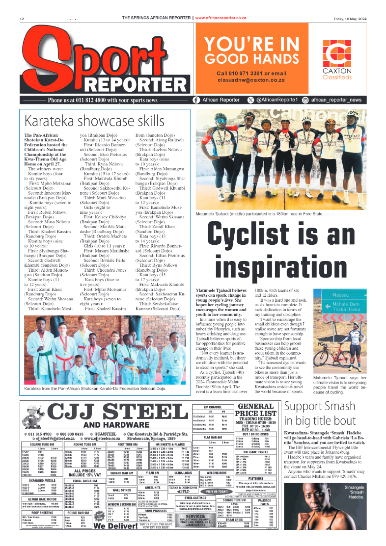African Reporter 10 May 2024 page 12