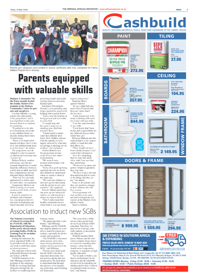 African Reporter 10 May 2024 page 5