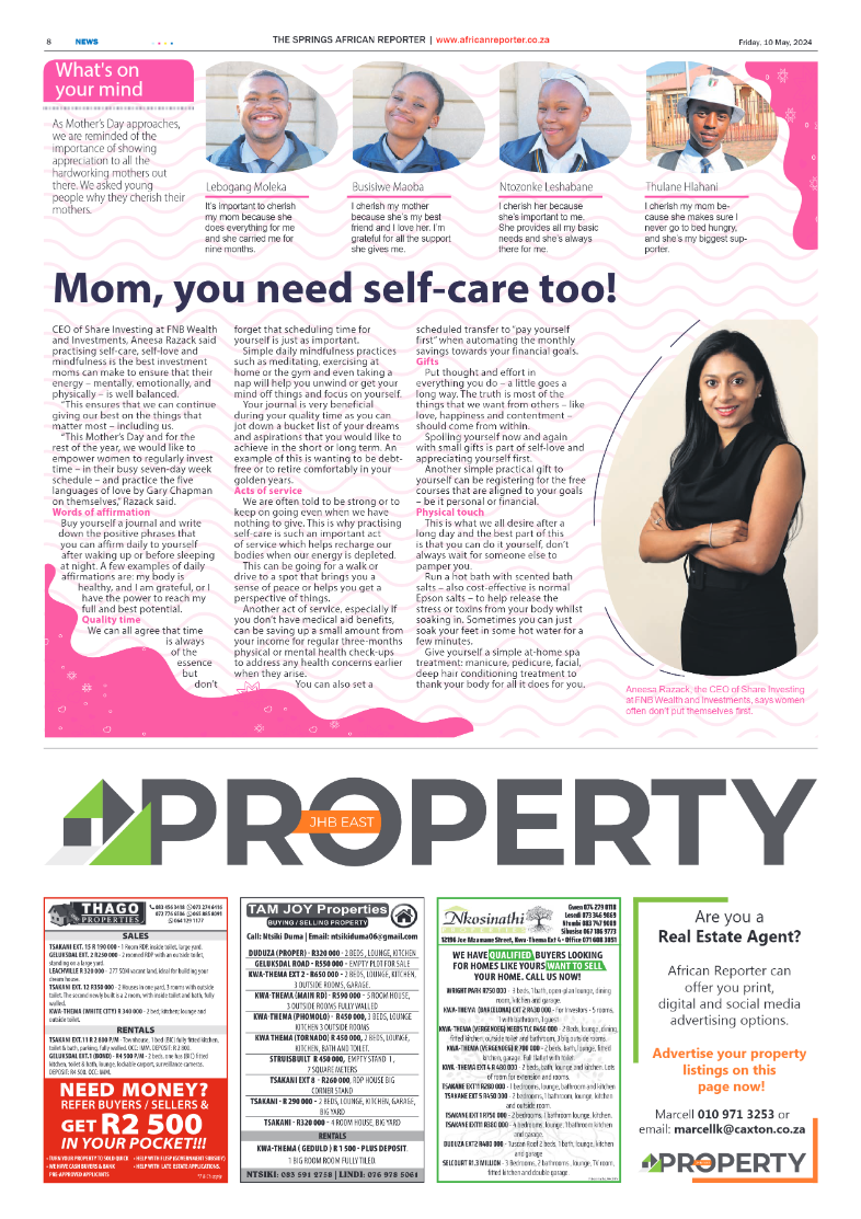 African Reporter 10 May 2024 page 8