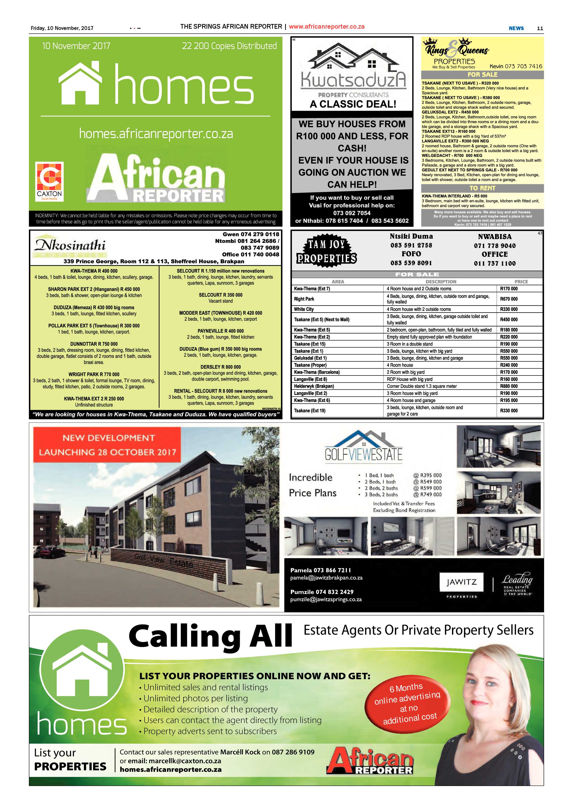 African Reporter 10 November 2017 page 11