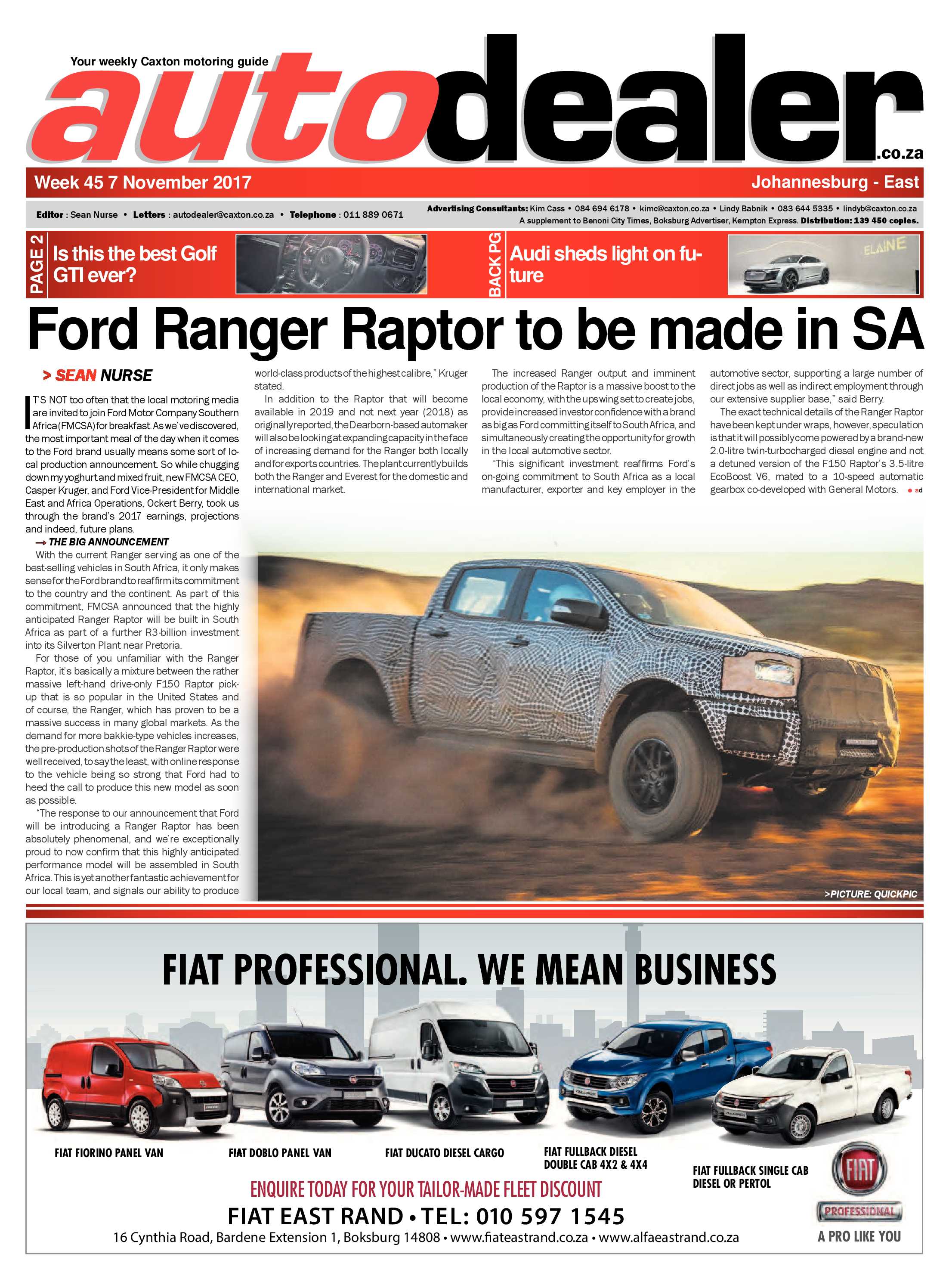 African Reporter 10 November 2017 page 17