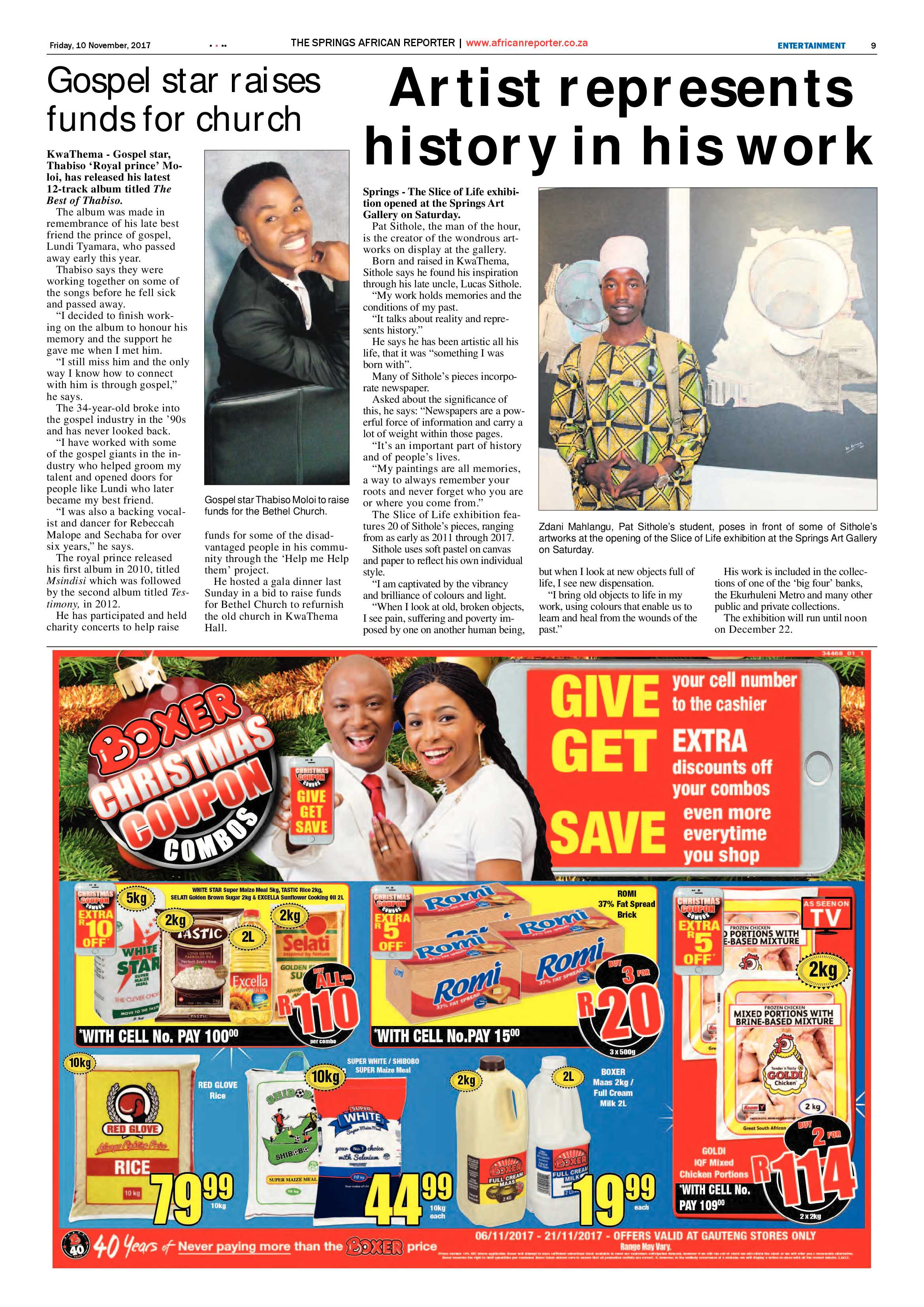 African Reporter 10 November 2017 page 9