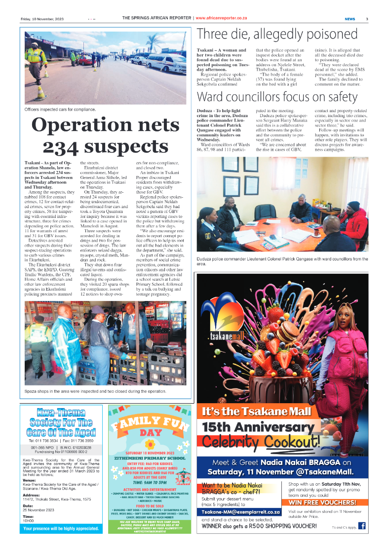 African Reporter 10 November 2023 page 3