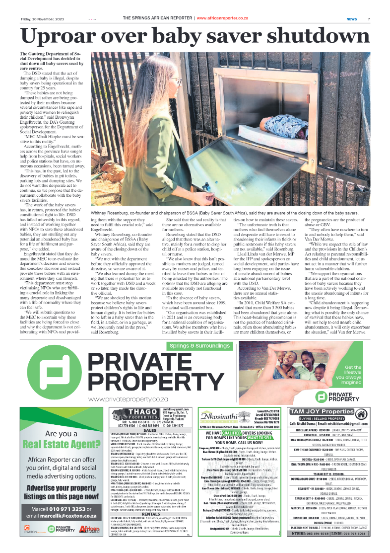 African Reporter 10 November 2023 page 7