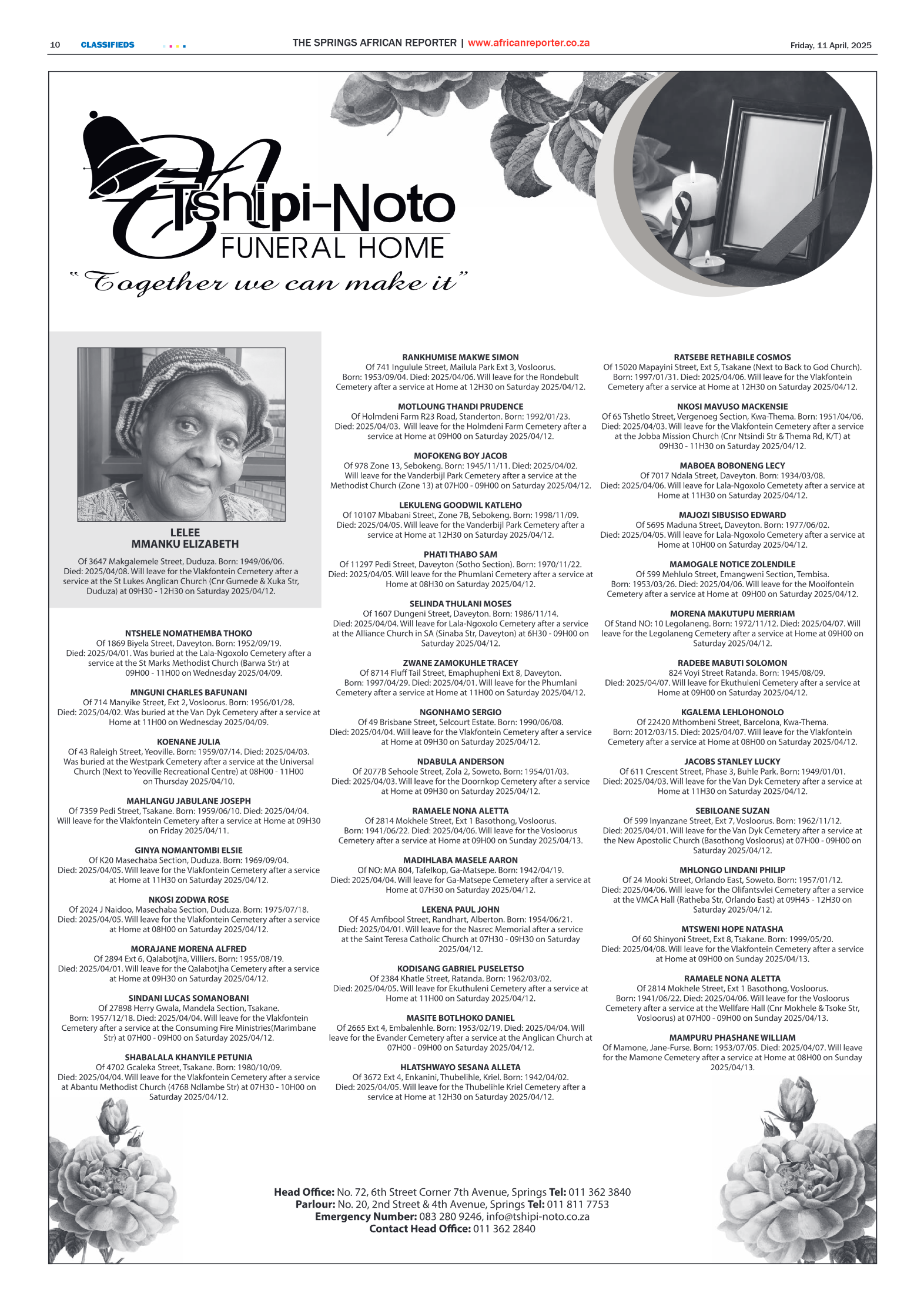 African Reporter 11 April 2025 page 10