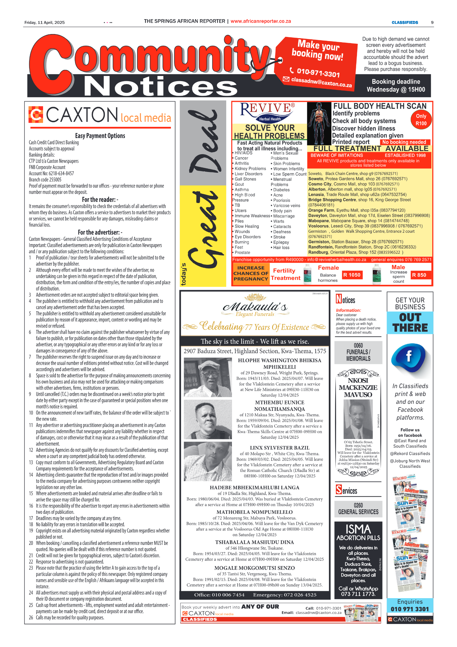 African Reporter 11 April 2025 page 9
