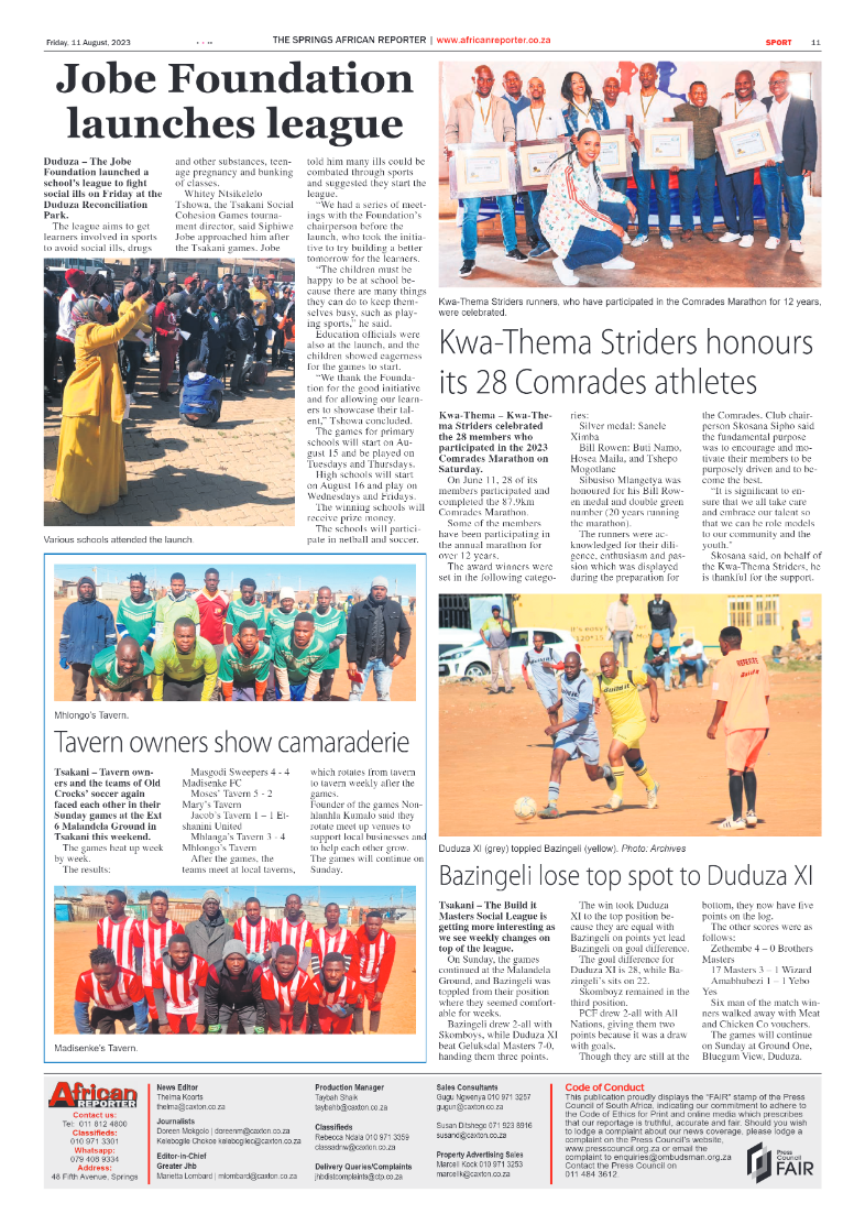 African Reporter 11 Aug 2023 page 11