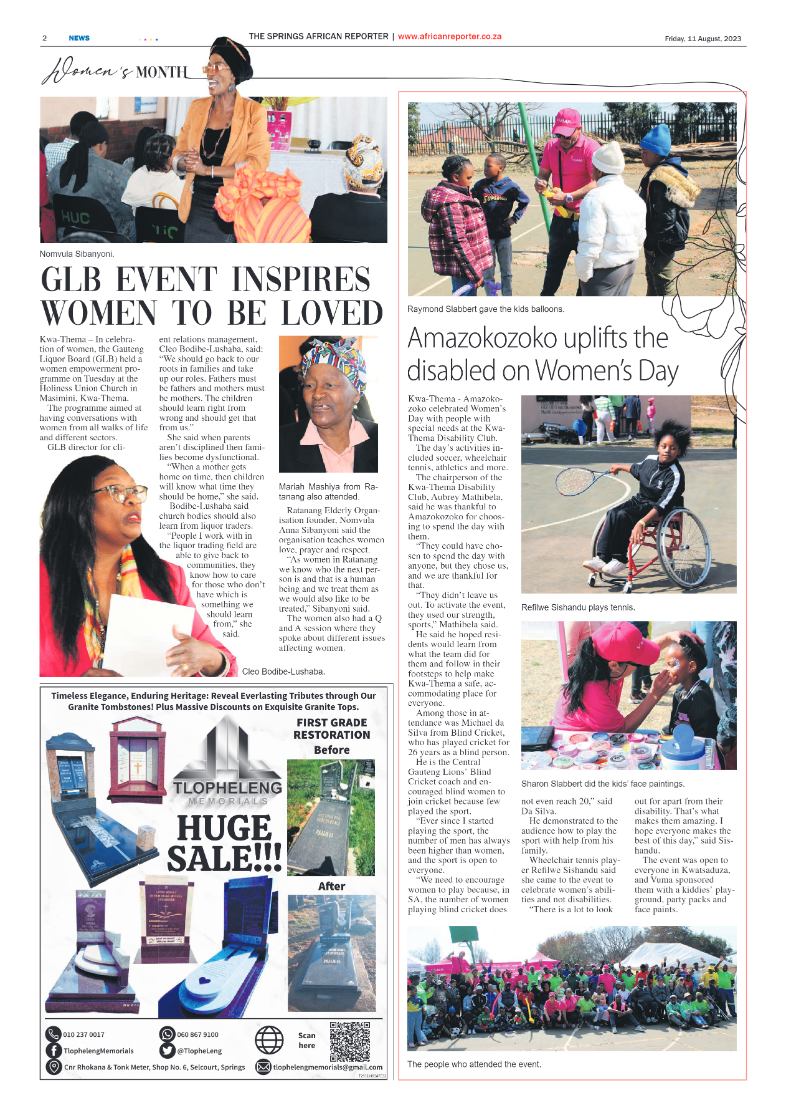 African Reporter 11 Aug 2023 page 2