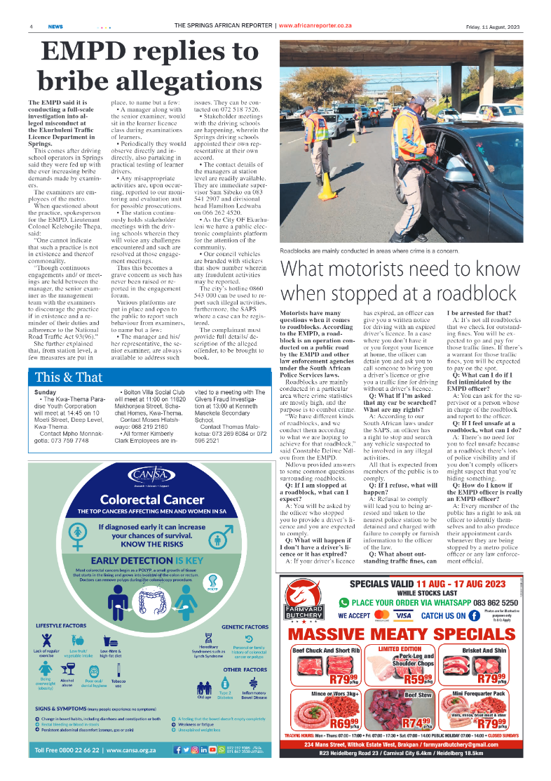 African Reporter 11 Aug 2023 page 4