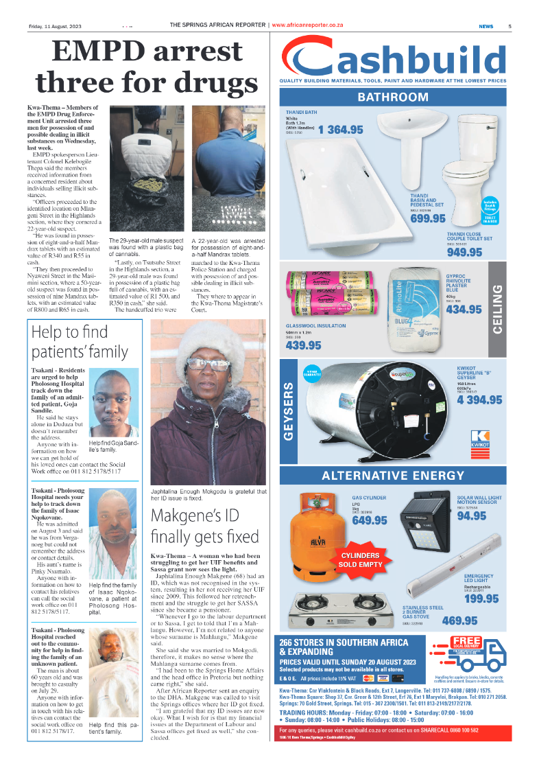 African Reporter 11 Aug 2023 page 5