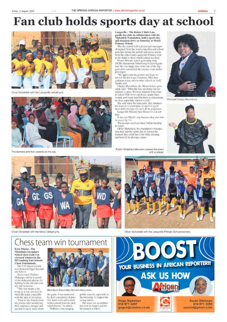 African Reporter 11 Aug 2023 page 7