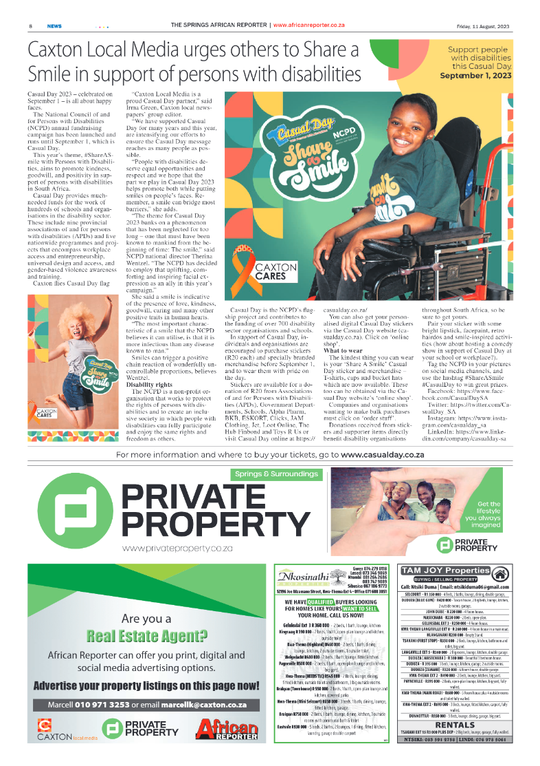 African Reporter 11 Aug 2023 page 8