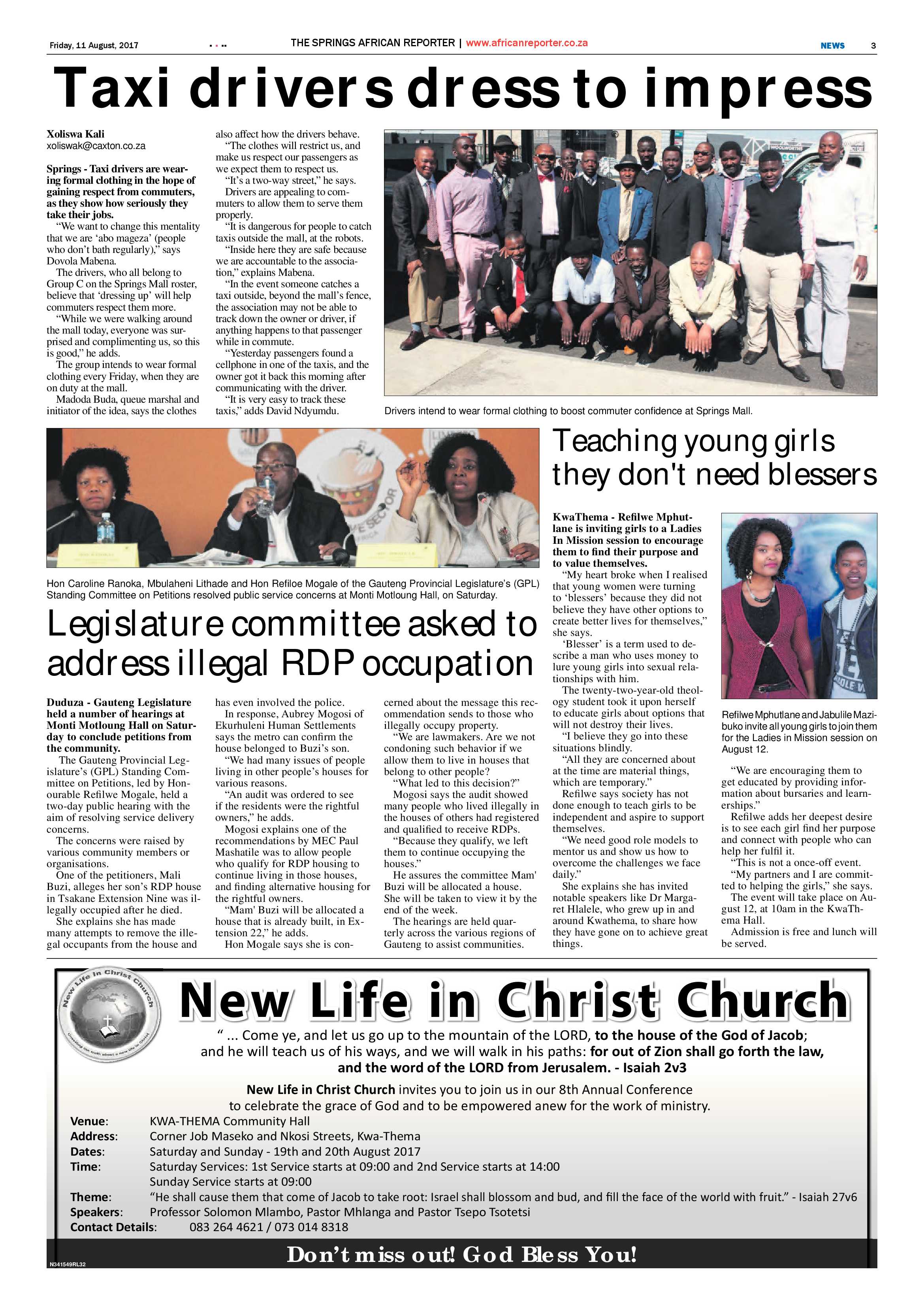 African Reporter 11 August 2017 page 3