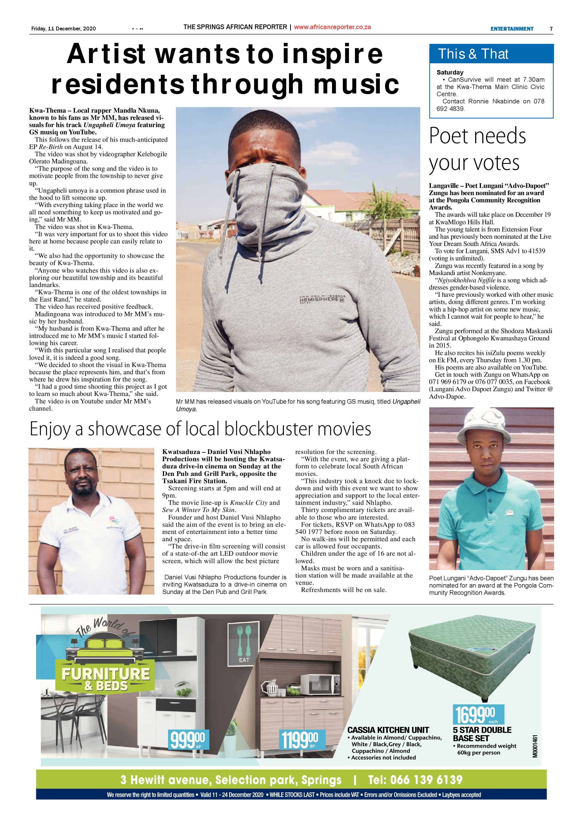 African Reporter 11 December 2020 page 7