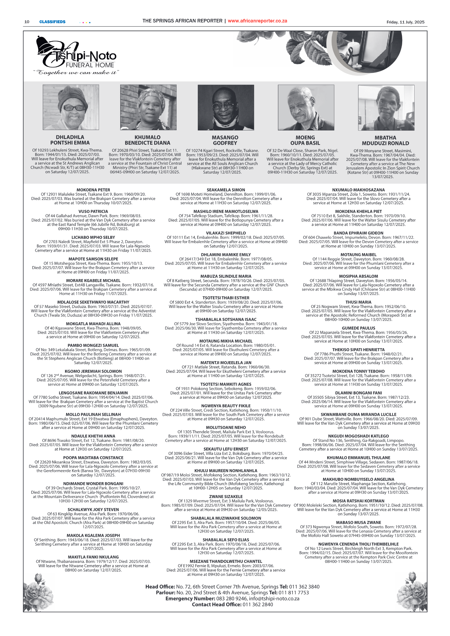 African Reporter 11 July 2025 page 10