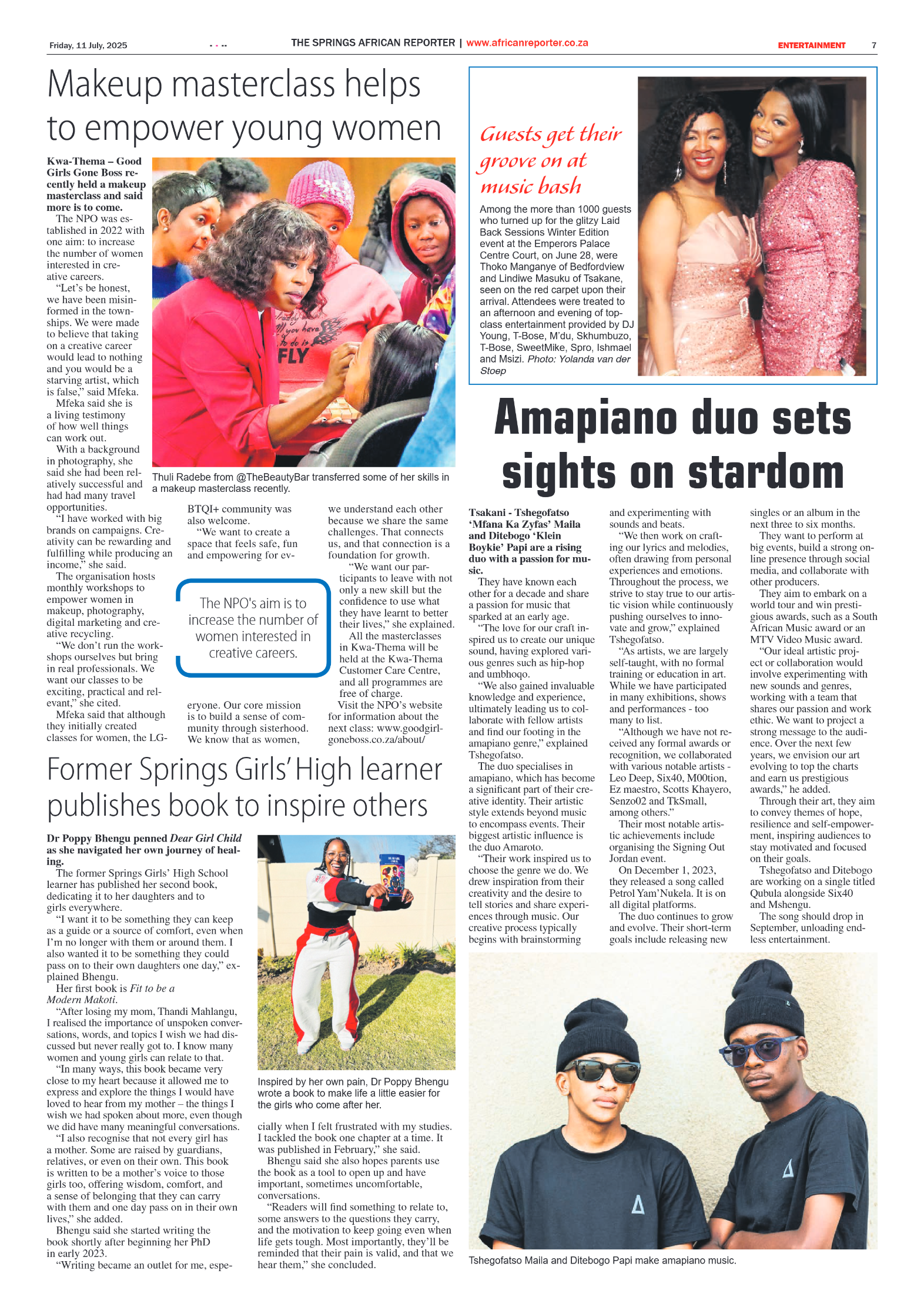 African Reporter 11 July 2025 page 7