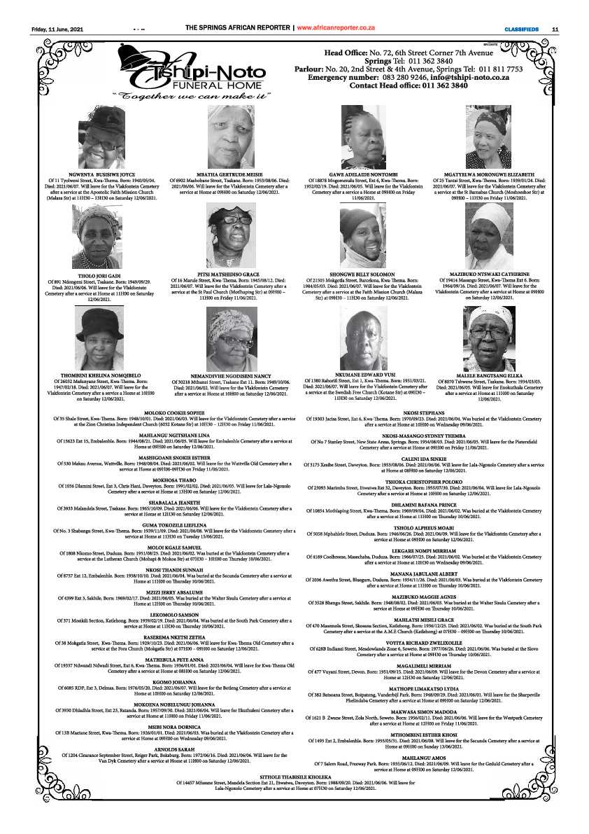 African Reporter 11 June 2021 page 11