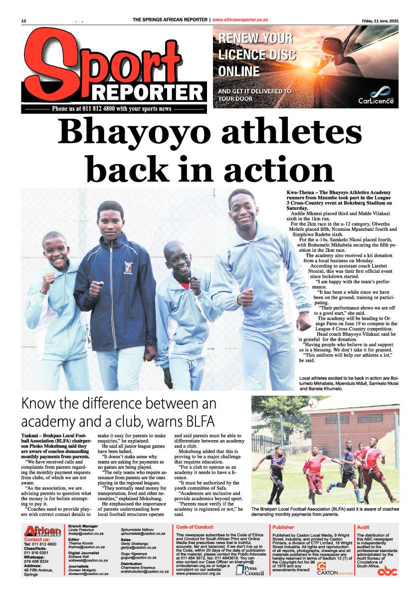 African Reporter 11 June 2021 page 12