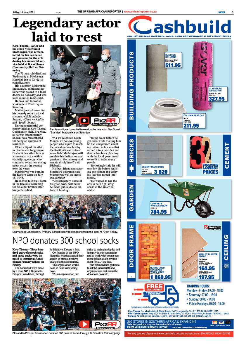 African Reporter 11 June 2021 page 5