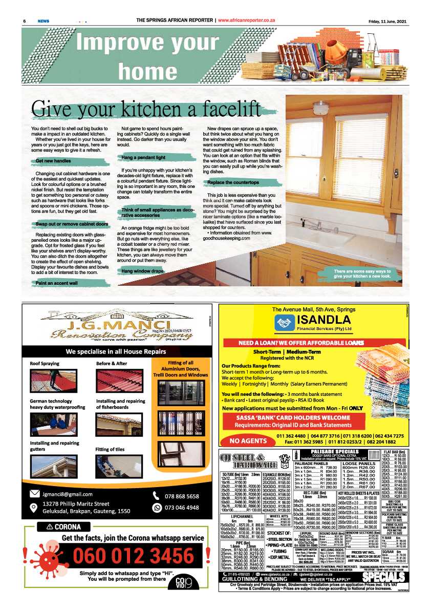 African Reporter 11 June 2021 page 6