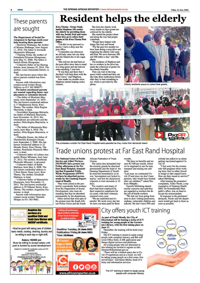 African Reporter 11 June 2021 page 8