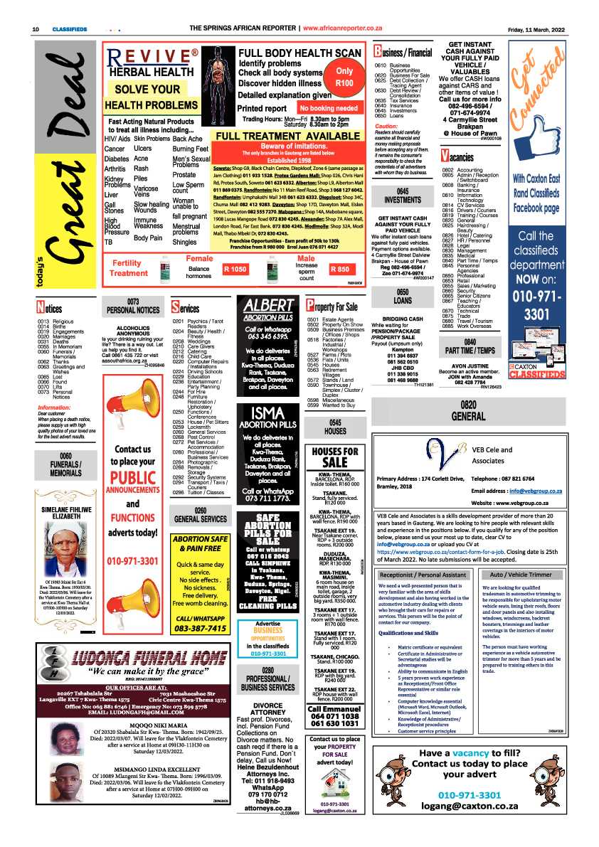African Reporter 11 March 2022 page 10