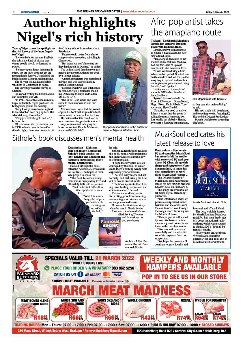 African Reporter 11 March 2022 page 4