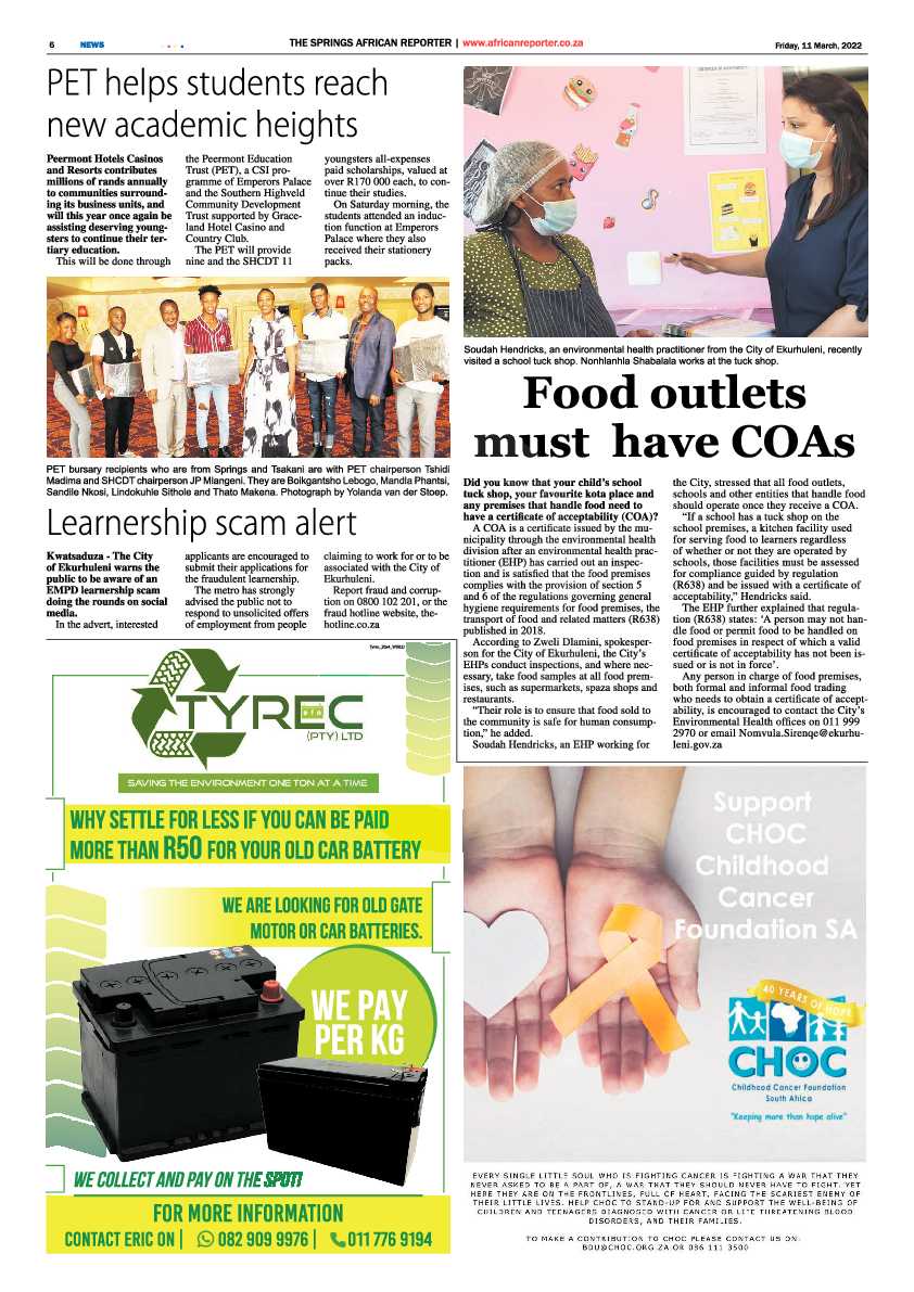 African Reporter 11 March 2022 page 6