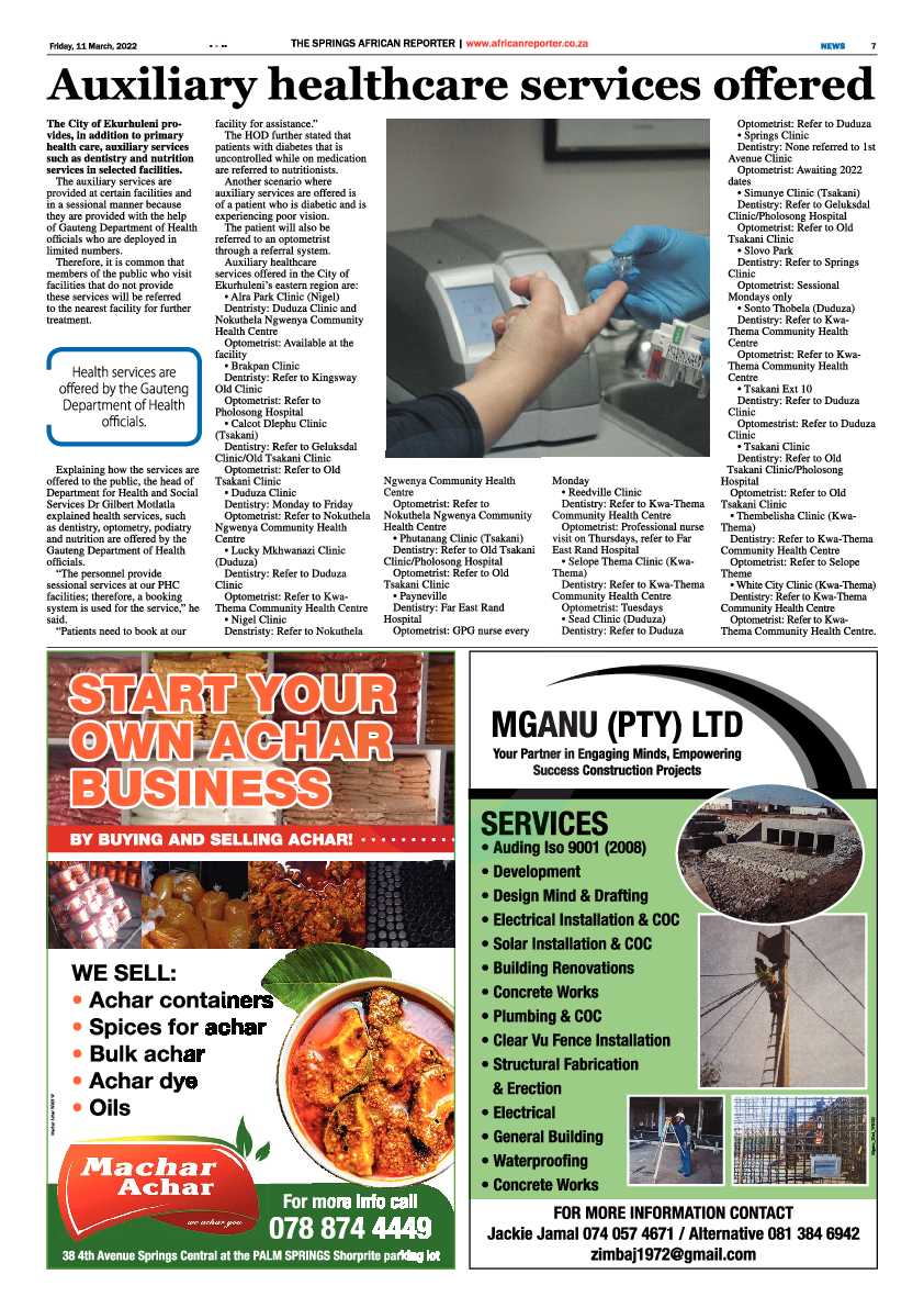 African Reporter 11 March 2022 page 7